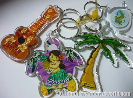 keychains from Hawaii